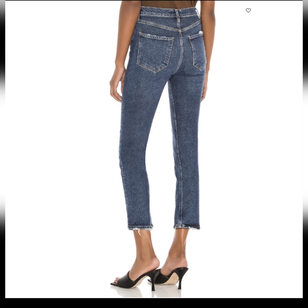 AGOLDE 25 Riley High Rise Straight Crop Jeans - Picture 2 of 10